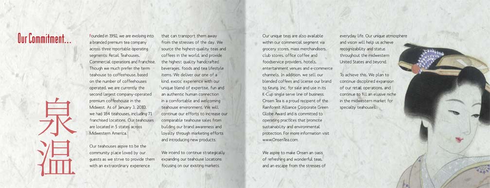 Corporate Identity: Onsen Teahouses